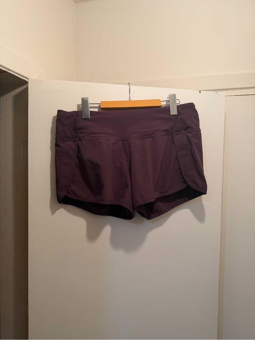 lululemon athletica Plum Running Shorts